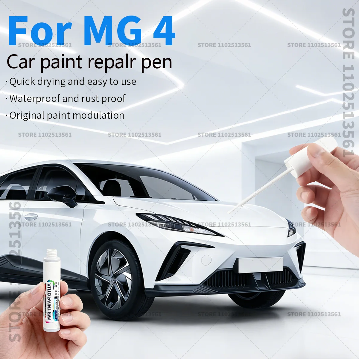 

Ручка-корректор для ремонта лакокрасочного покрытия автомобиля MG Motor MG 4 Electric 2022-2025 X100, аксессуары для устранения царапин, цвета: черный, белый, серый, серебристый, оранжевый