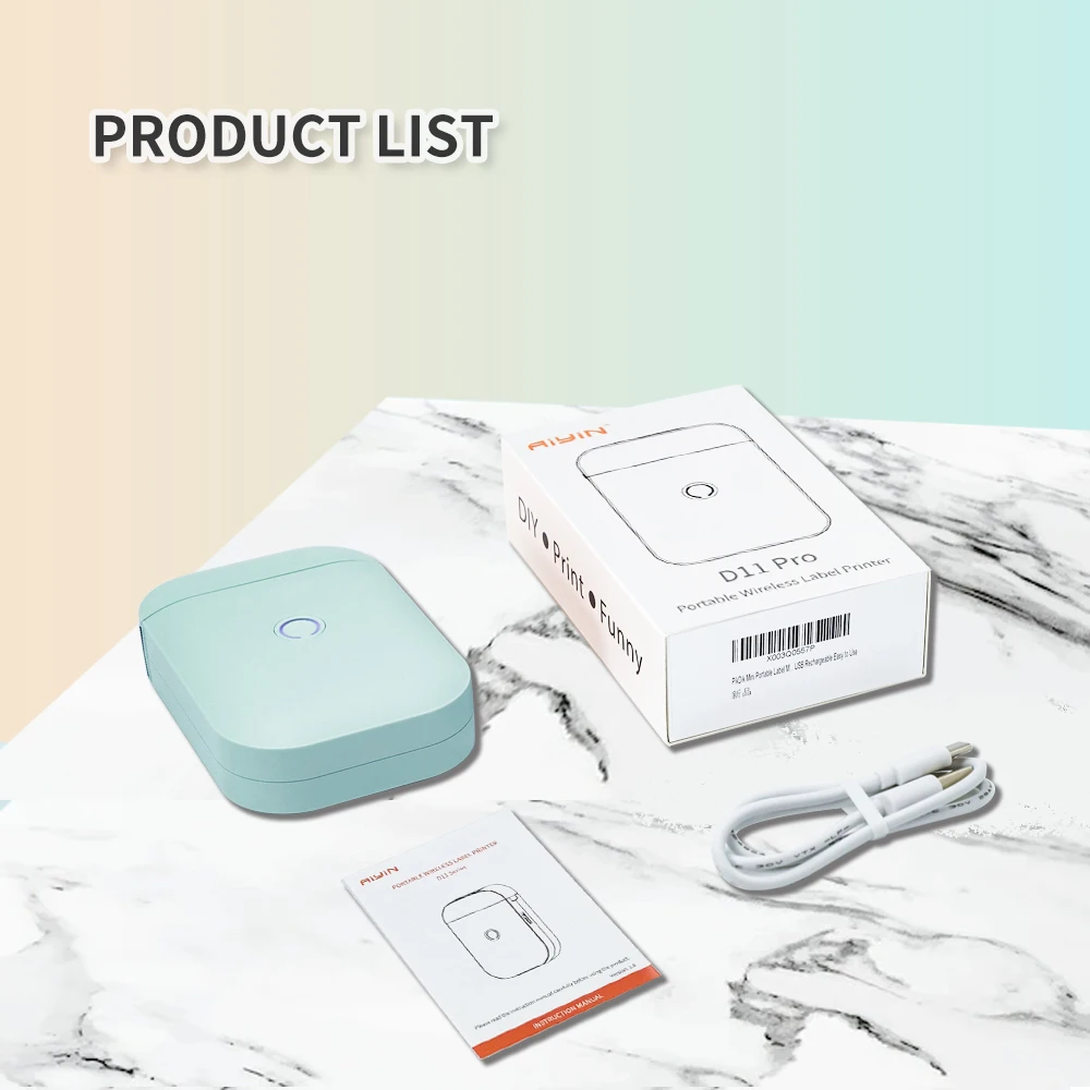 

Label Printer Pocket Smartphone Gap Label Maker BT Wireless Thermal Printing 203DPI Support 15mm Width Adhesive Tag DIY Date