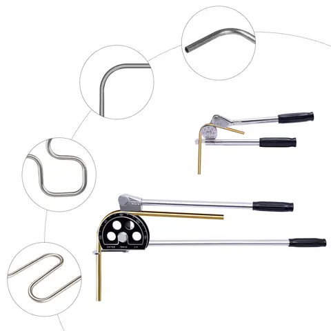 सिवर 3/4'' मैनुअल ट्यूब पाइप बेंडर 180° प्लंबिंग उपकरण स्टील, कॉपर और एल्युमीनियम के लिए कई क्षेत्रों में उपयोग किया जाता है 12 best sales ट्यूब उपकरण - №6