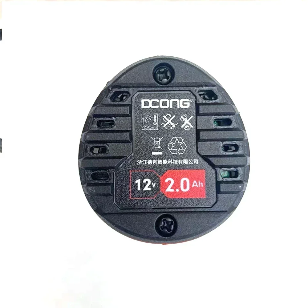 12V 2000 MAh Large Capacity Rechargeable Lithium-Ion Battery Dcong DAKA for Electric Tools Drill Bits Screwdrivers