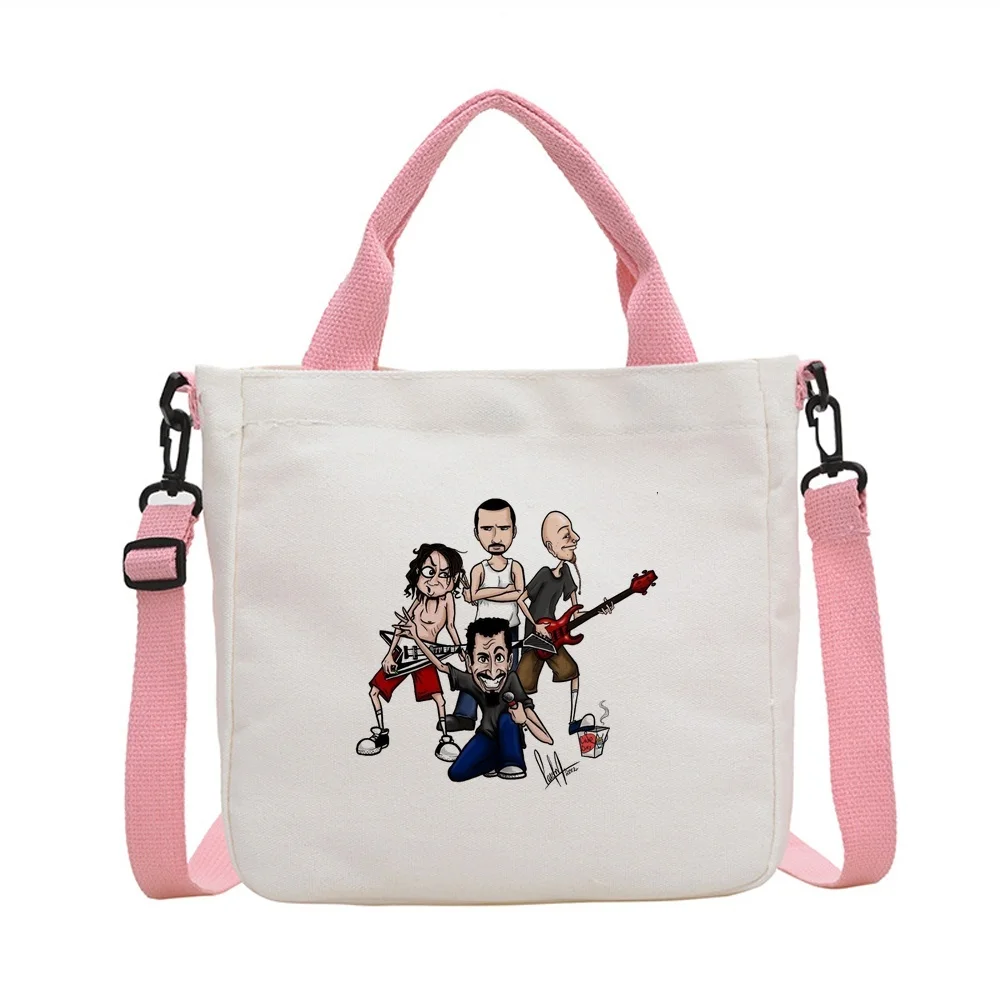 System of a Down tote bag torba na zakupy grocery bolsas de tela shopping femme