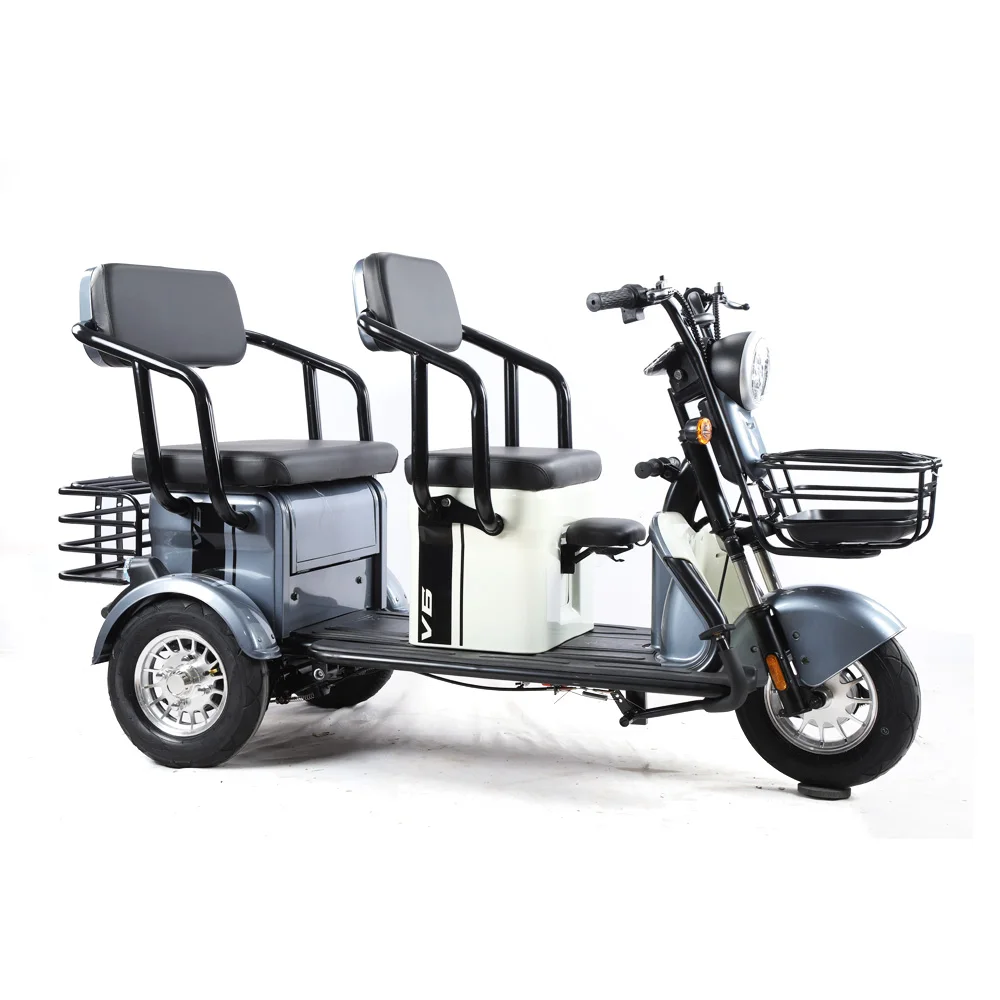 

Wholesale 600W Cargo Ebike 3 Wheel E Trike Long Range Vintage Electric Cargo Tricycle for Adults
