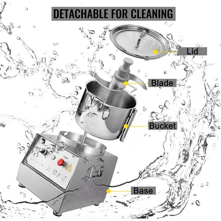주방용 스테인리스 야채 고기 다지기 분쇄기 커터 블렌더 기계 전기 상업용 푸드 프로세서