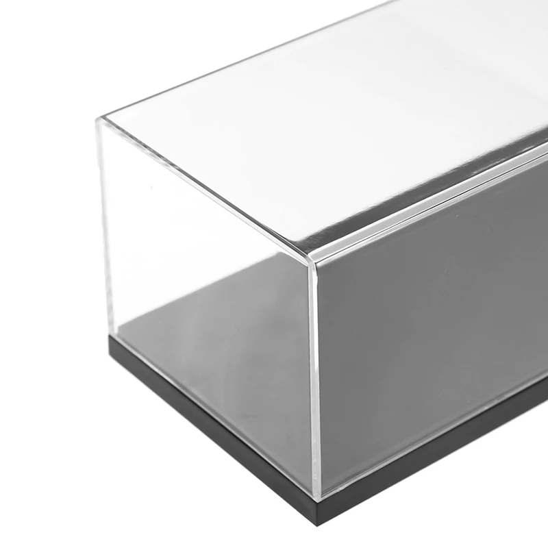 Caixa de acrílico transparente com tampa rígida para exibição de modelos de carros em escala 1:43, miniaturas colecionáveis - Oferta Imperdível