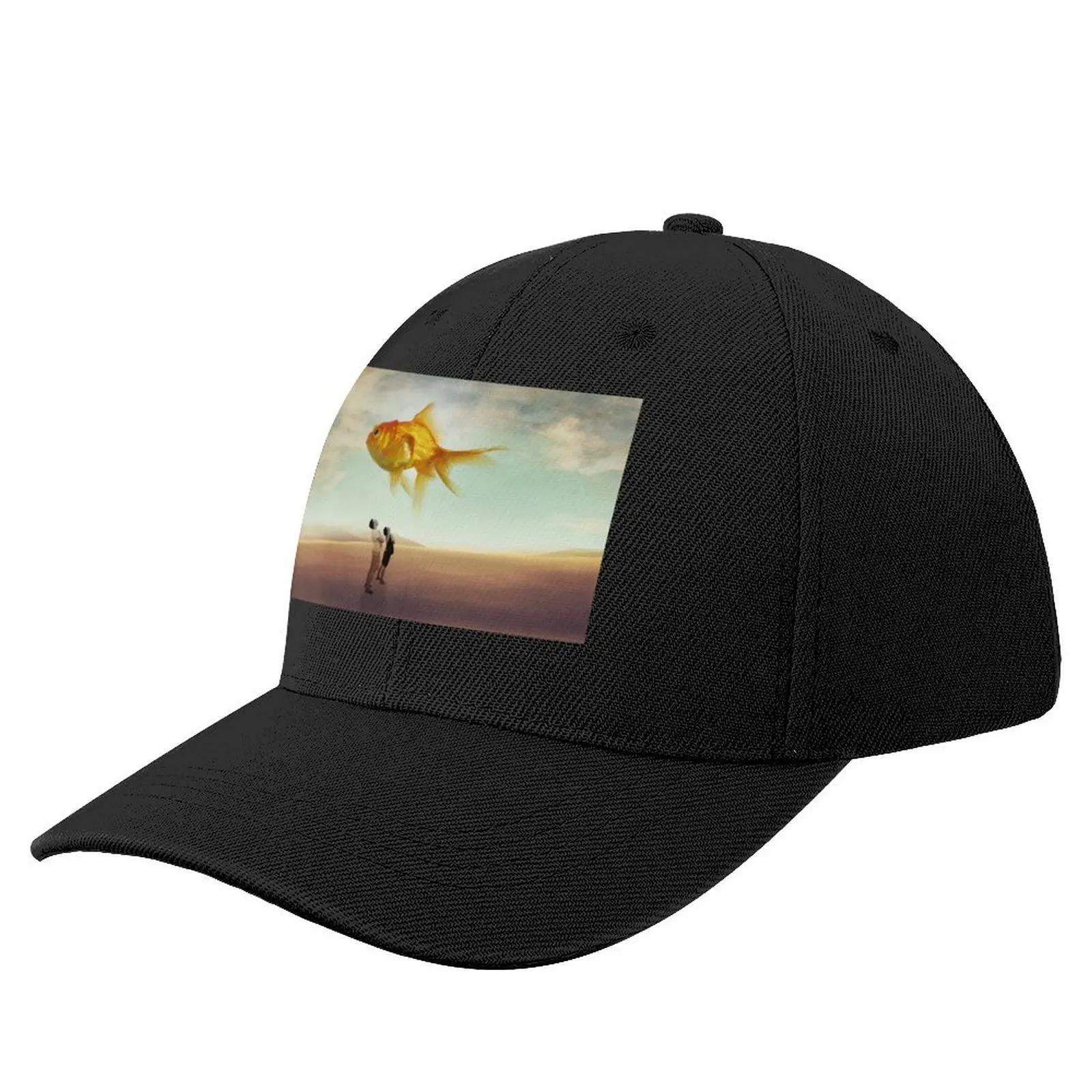 Glow Goldfish Baseball Cap funny hat boonie hats Cap Woman Men's
