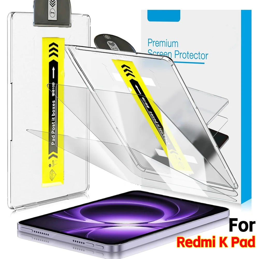 

Easy To Install Ultra HD Tempered Glass Screen Protector for Redmi K Pad Anti-Scratch Tablet Protective Film Dust Removal Cover