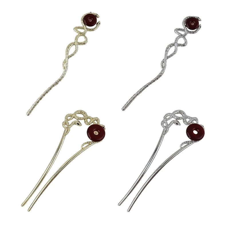 

A2ES Chinese Alloy Hair with Snake Hair Chopsticks Buyao Cosplay