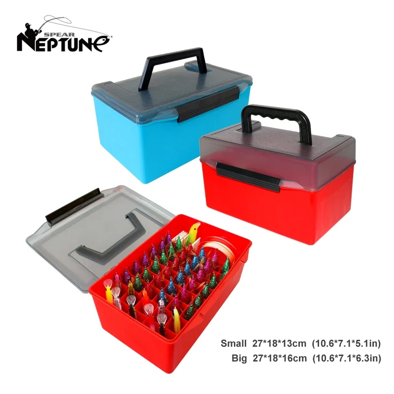 Fishing Tackle Box Squid Jig Organizer Boxes Webfoot Octopus Egi Plastic  Box Minnow Hard Bait Container Sea Tool Case Fly vise