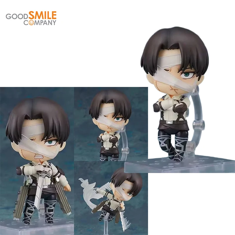 

Original GSC Attack on Titan Levi Ackerman #2002 Final season Battle damage Action figure toys In Stock