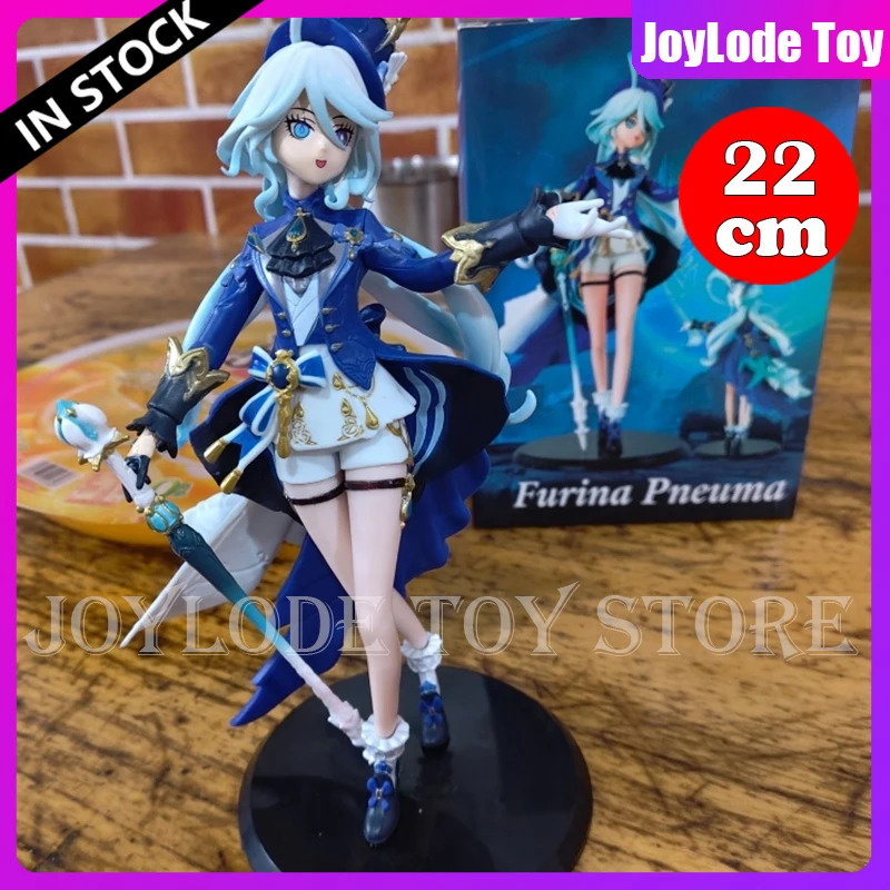 

22-сантиметровая фигурка Фурины Фокалорс из Genshin Impact, аниме-фигурка, статуэтка из ПВХ, коллекционная модель, украшение для рабочего стола, игрушка, подарок