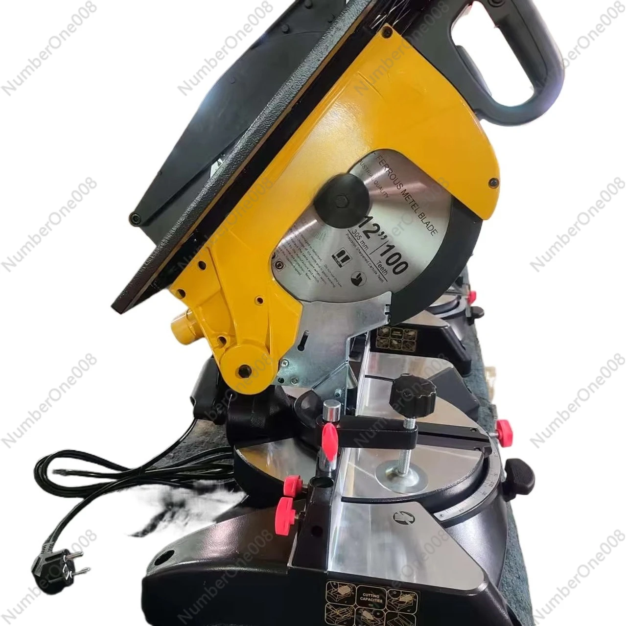 

Power Brushless Induction Motor 10" 305mm Low-Noise Industrial Aluminum Miter Saw Long-Lasting Wood Cutting Machine