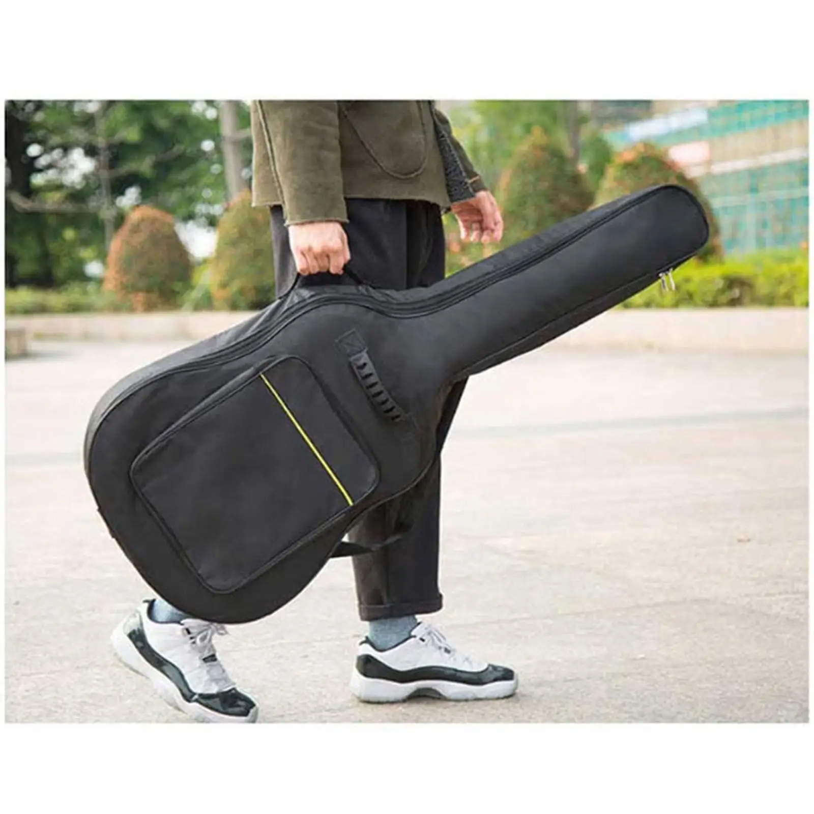 Oxford Cloth Guitar Bag, resistente à água Padding Bag, Full Size, grosso, 12mm