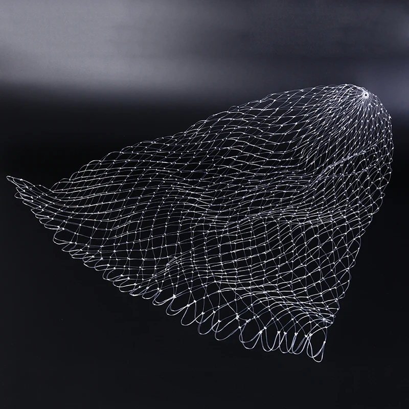 Fishing Tools fish line Net Mesh Hole Depth Folding Landing Dip Net 3 sizes