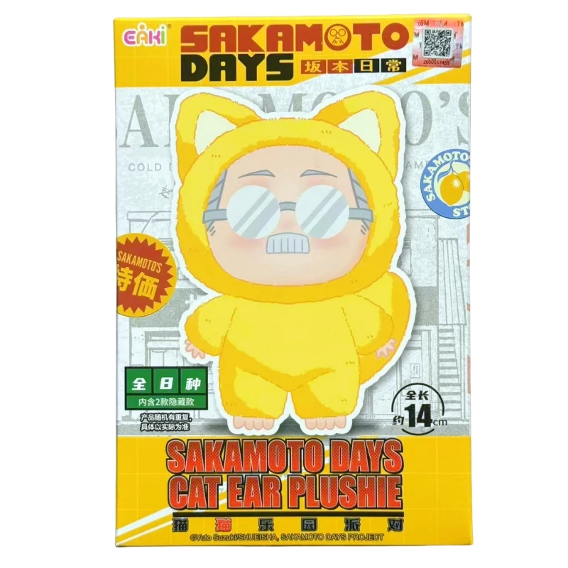 

EAKI натуральная SAKAMOTO DAYS сюрприз слепая коробка плюшевая игрушка модель Таро Сакамото Асакура Шин Лу Шаотан фигурка детский подарок