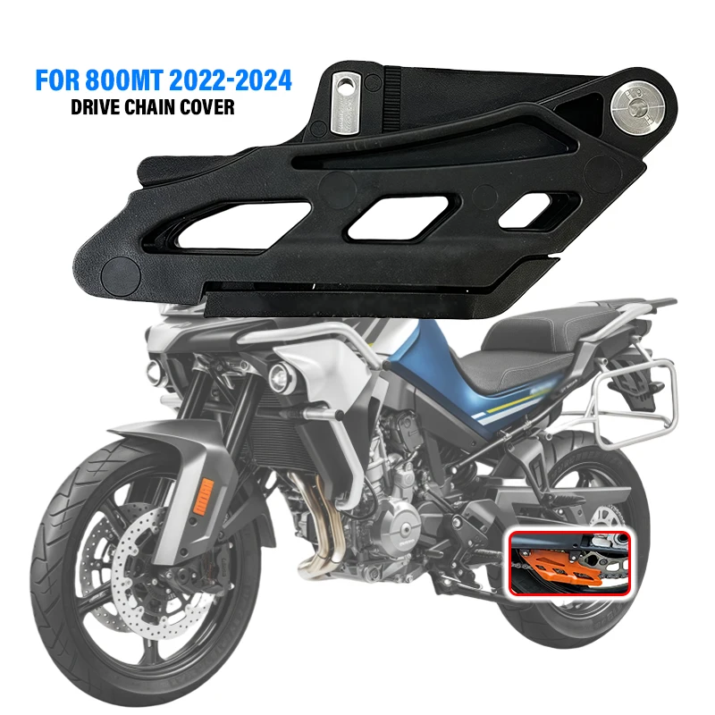 

Для CFMOTO 800MT MT800 800 MT 2022-2024 аксессуары для мотоциклов, цепь с ЧПУ, направляющая маятника, слайдер, роликовая защита, защитная крышка для цепи