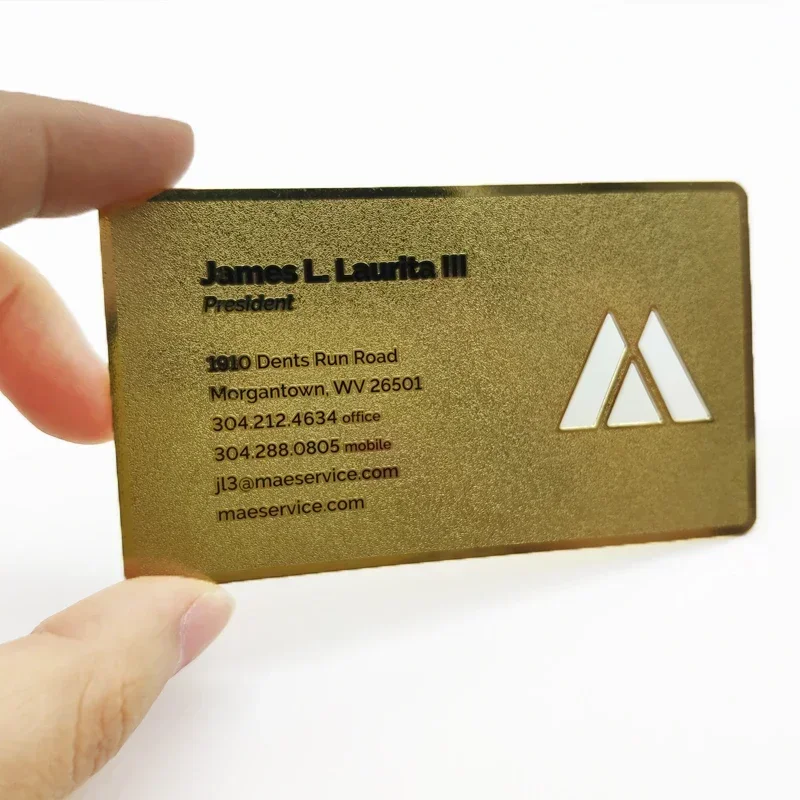 Tarjetas de membresía VIP inteligentes de acero inoxidable imprimibles, diseño gratuito, impresión personalizada en blanco, tarjetas de visita de Metal con Chip NFC dorado