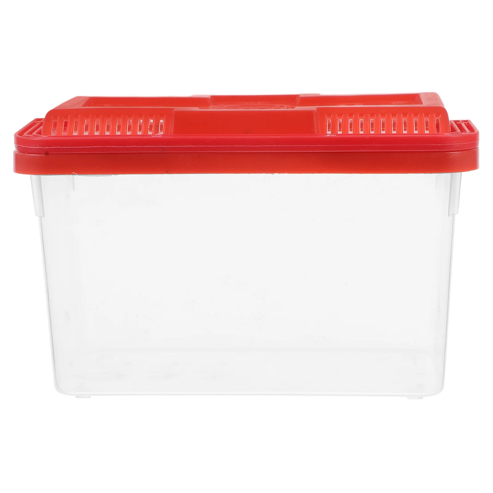 

Portable Transparent Fish Tank Plastic Small Aquarium Handheld Carrier Travel Turtle Reptile Small Animal Carrier