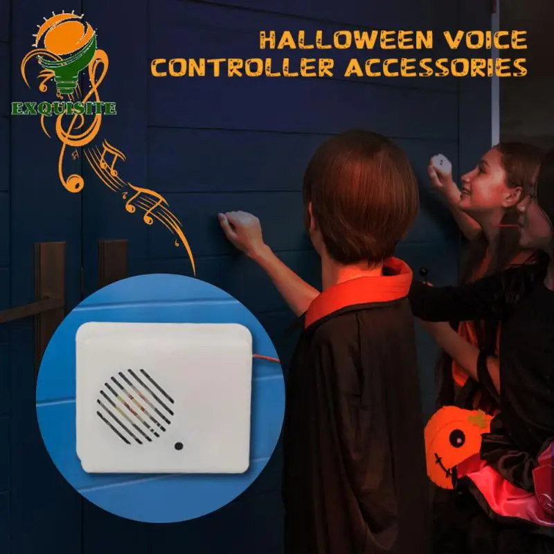 Cadılar bayramı partisi süslemeleri Tricky ses sensörü korkunç korku çığlık Prop Scream hoparlör cadılar bayramı süslemeleri yaratıcı komik