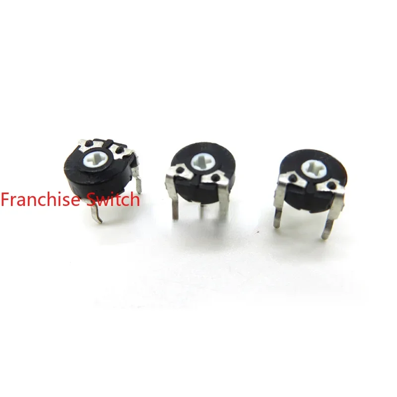 

10PCS 6mm PT06-5M 2M Horizontal Arrow Hole PT6KV-505A2020 Adjustable Potentiometer