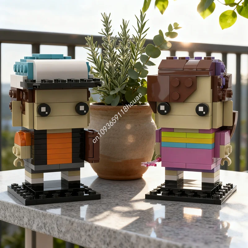 

271 шт. MOC Gravity Falls Dipper And Mabel модель строительные блоки строительные рождественские подарки DIY игрушки креативный кирпич на день рождения