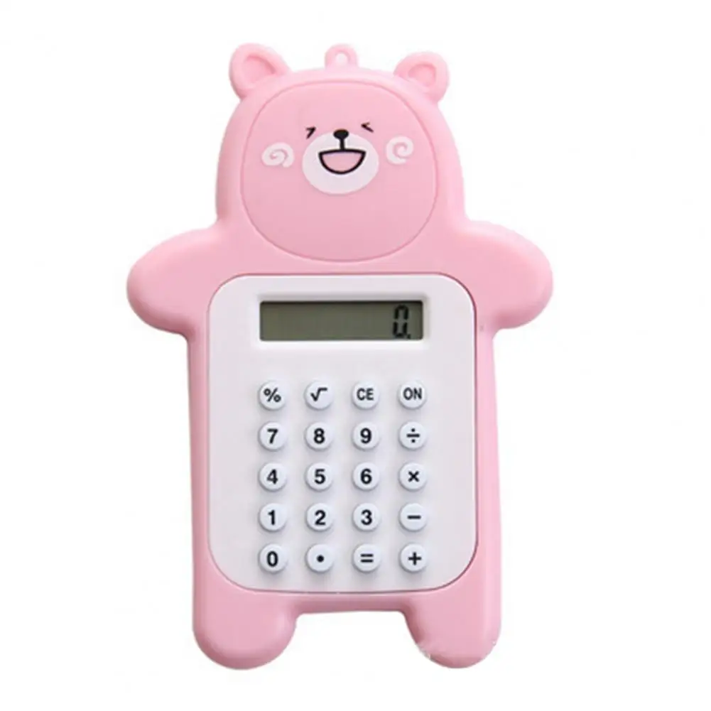 Fadeless Bear Calculator, Energy Saving APS, Portátil, Escola Primária, Dormitório