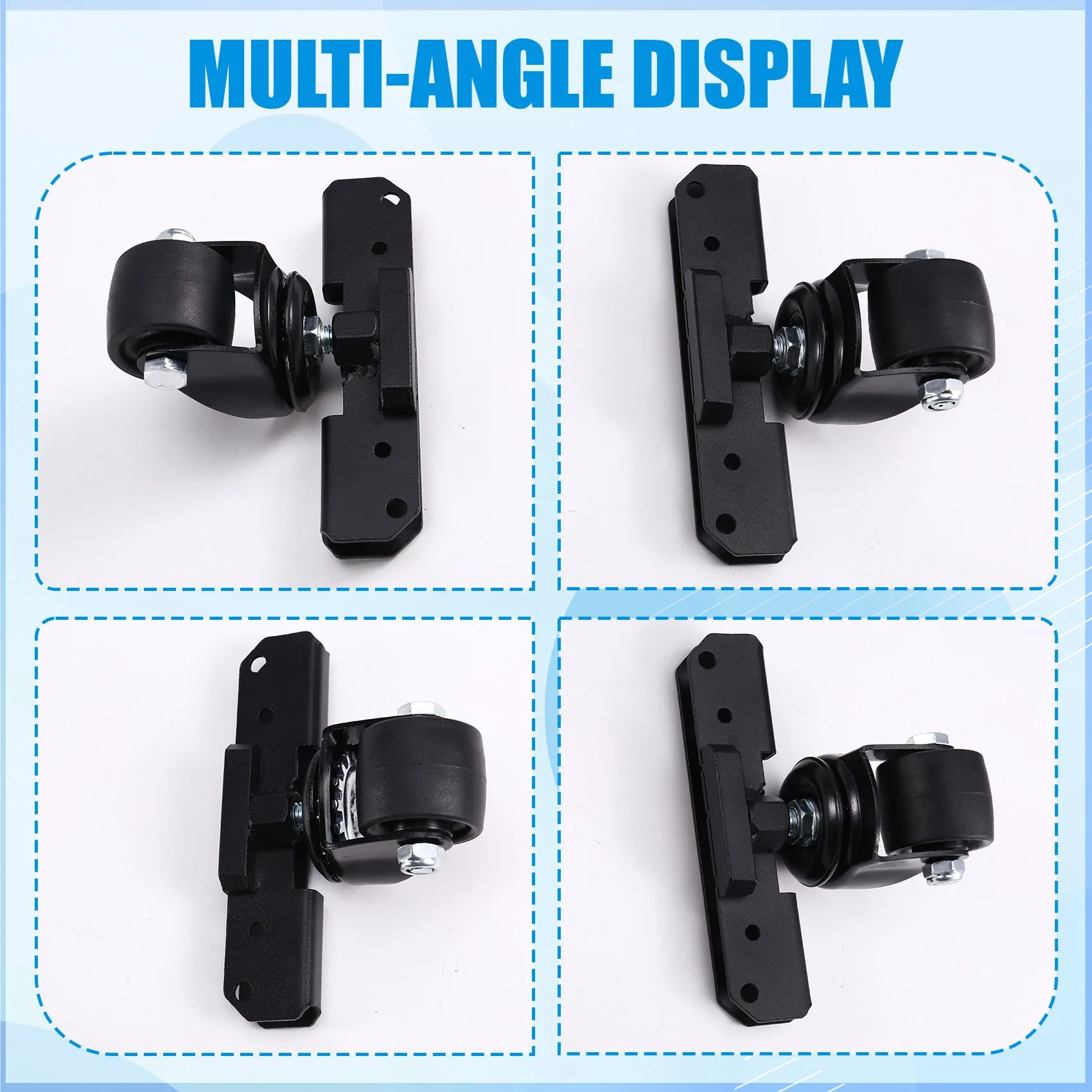 عجلات أمامية B50C لملحقات عجلة صندوق الأدوات المتدحرجة #4