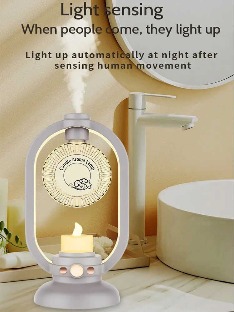 Diffusori per umidificatore ad aria aromatica fragranza Mist Maker deodorante per aromi diffusore per la casa oli essenziali per lampada a candela per camera