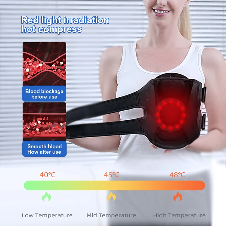 Bestsellers Draagbare Infrarood Rood Licht Elektrische Massager Knie Zorg Massager Machine Met Warmte Luchtcompressie