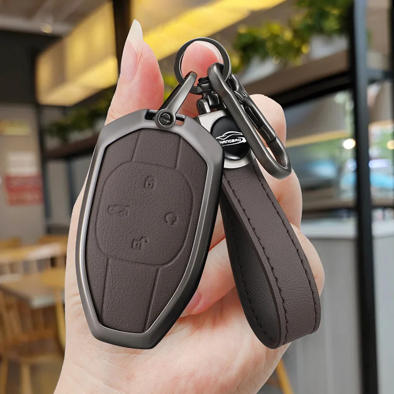 Zinc Alloy Car key case key cover for Trumpchi GAC 2021 empow J11-J15 J16 car Accessories Car-Styling Holder Shell Protection
