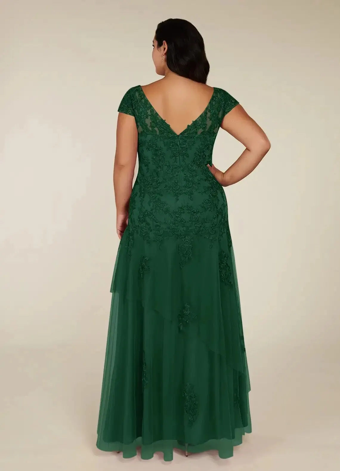 Lorencia abito da festa di nozze in pizzo verde smeraldo Chiffon sirena madre della sposa abiti per matrimoni abito da ballo YMD17