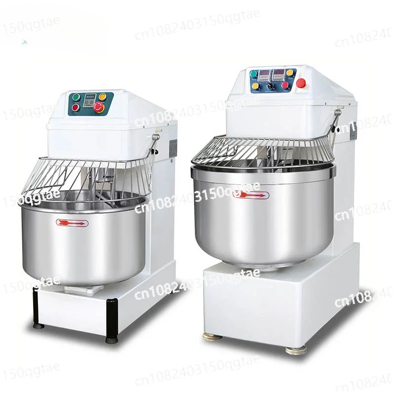 Commercial Spiral Dough Mixer 20/30/40/50/0/80/100L Bread Flour Kneading Machine Bakery Equipments