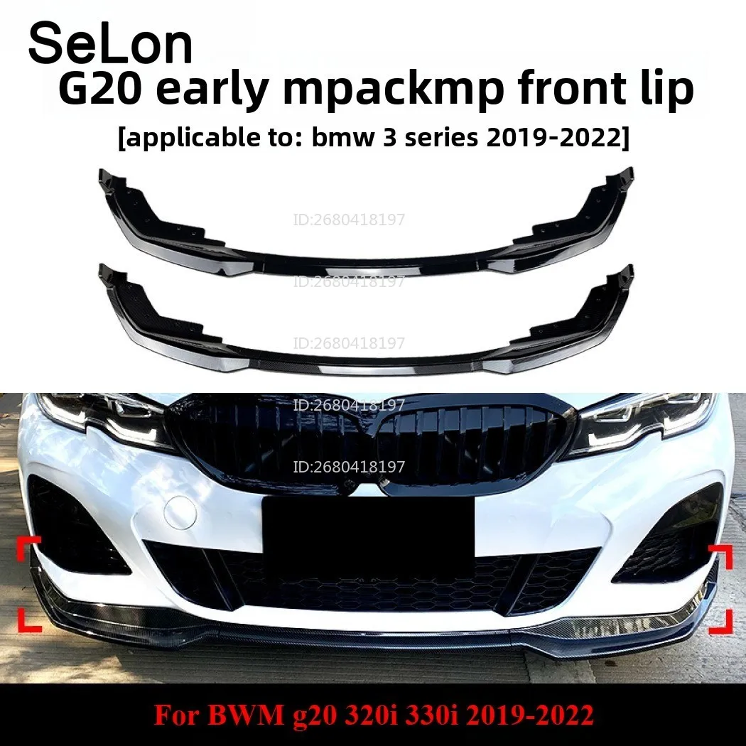 For Bmw 3 Series Bmw G20 320i 330i 19-22 M Pack Mp Front Lip Front Spoiler Modification Accessories