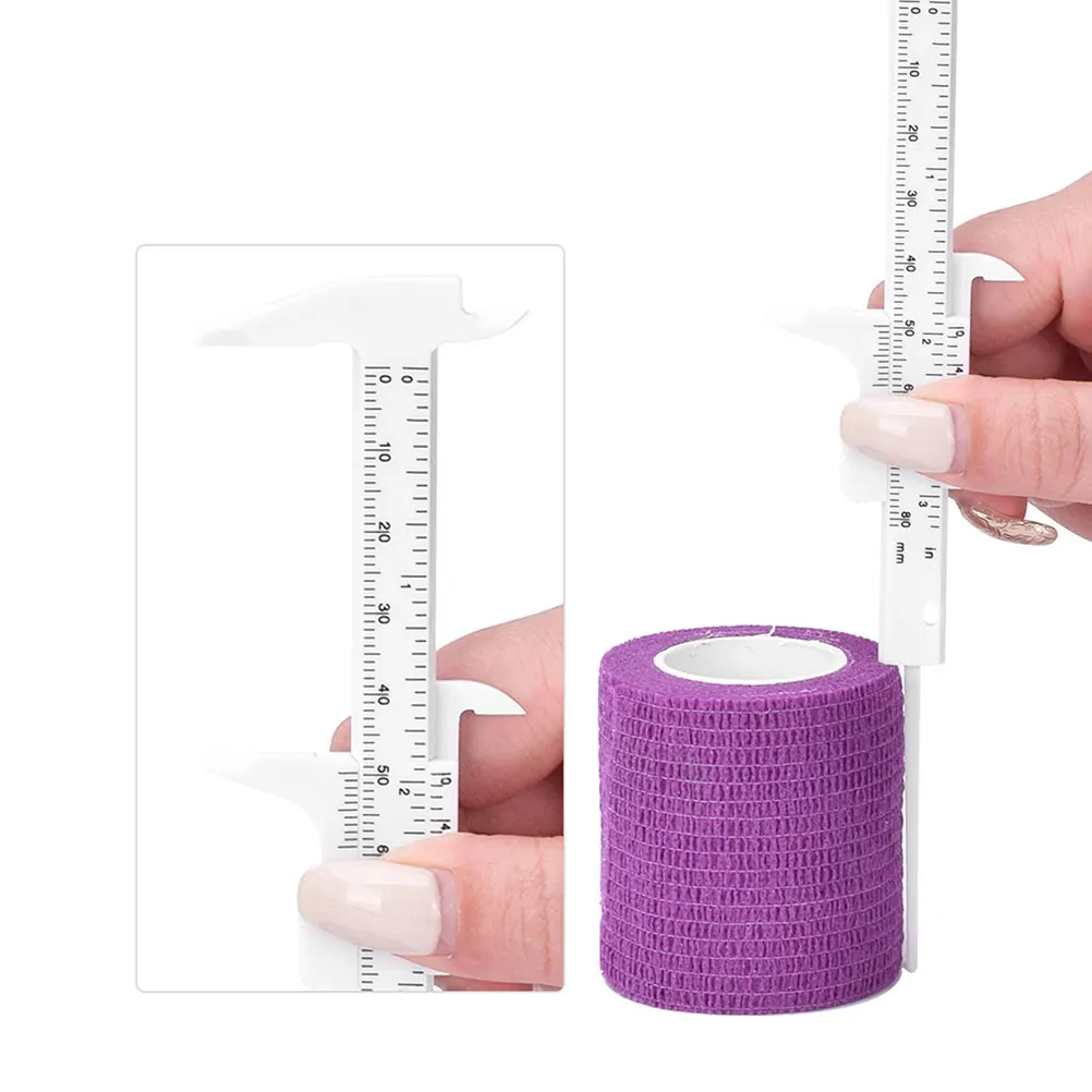 

10pcs Eyebrow Distance Caliper Measuring Tool Pp Mapping Ruler Pocket Calipers Plastic Facial Measuring Scale Design Sliding