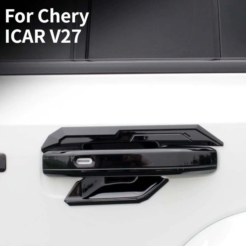 

For Chery ICAR V27 2026 Exterior Door Bowl Handle Decorative Cover Tailgate Handle Exterior Protective Decorative Accessory