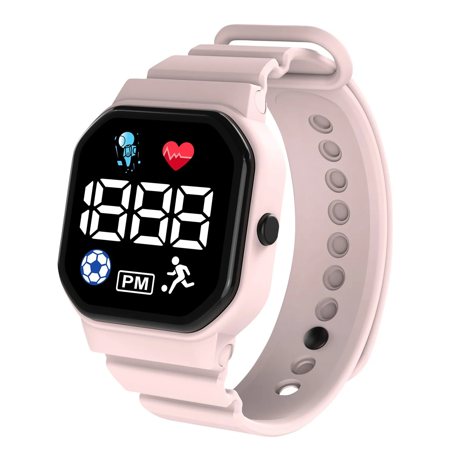 Kids Games Watch Music Player Smart Watch Sport Stappenteller Gezondheid Tracker Met Fakkel Math Game Stopwatch Timer Klok Kids Cadeaus