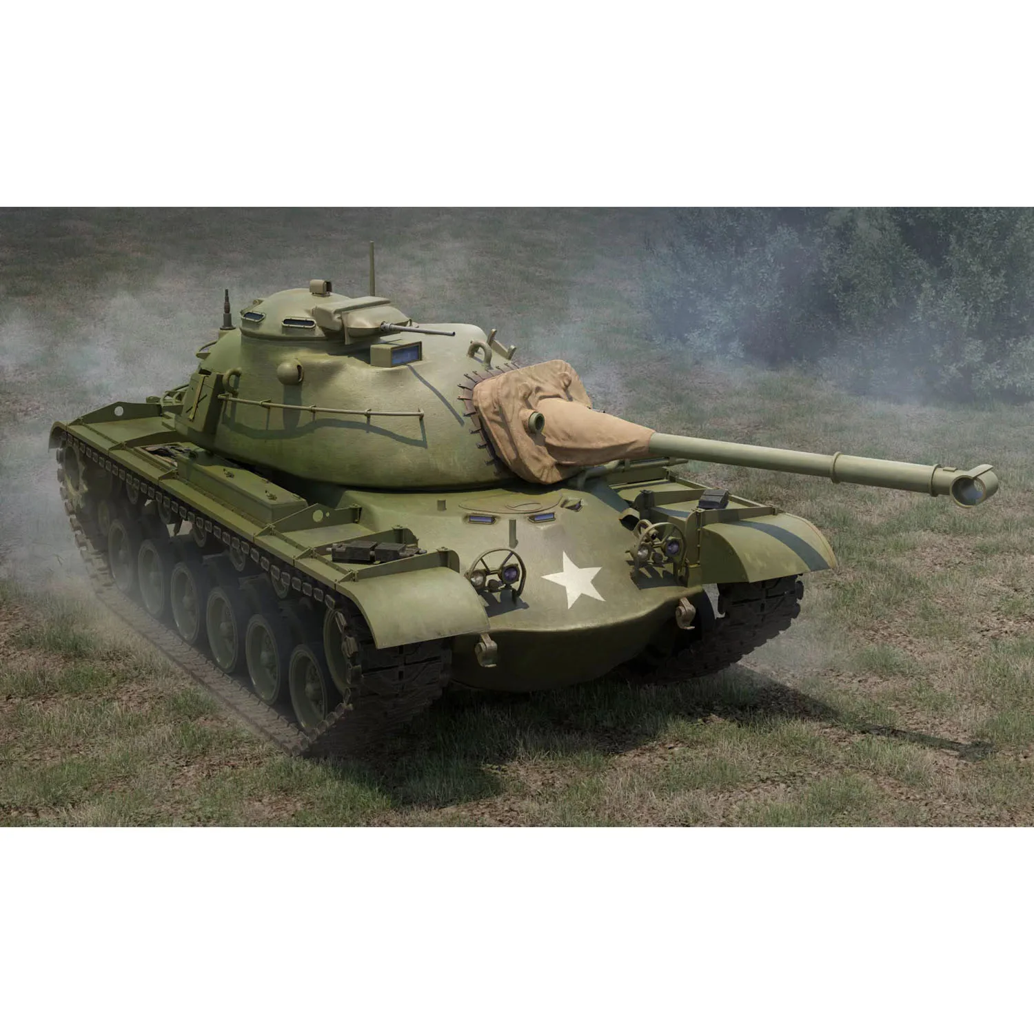 

1/35 Scale Trumpeter I Love Kit M48 MBT Main Battle Tank Plastic Track Tanks Building Model Kits Static Display Toys Hobbies