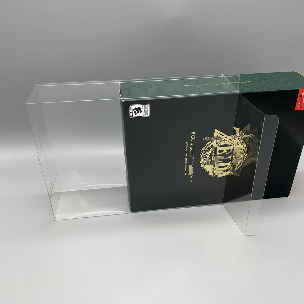 Transparent Box Protector For The Legend of Zelda: Tears of the Kingdom Collect Boxes For Use Game Shell Clear Display Case