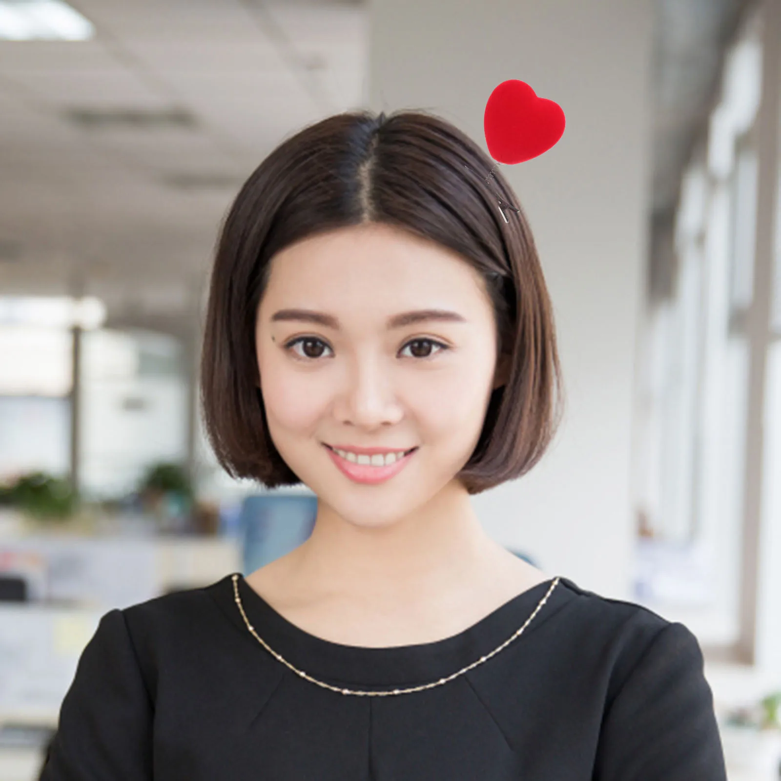 

10 шт., заколки для волос с любящим сердцем, красные стильные заколки, милые аксессуары для волос, вечерние заколки, заколки для волос, заколка для волос