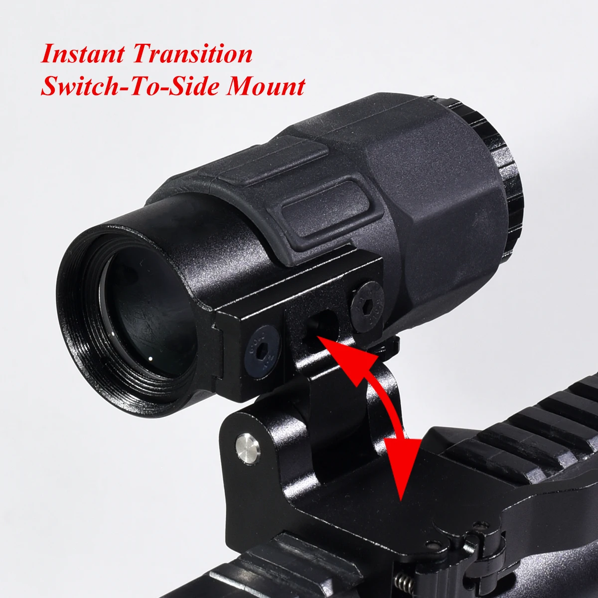 Tactical Eotech G33 G43 G45 Sight Fixed 3X 5X Magnifier Scope with Quick Disassembly and Flipping for Airsoft Hunting Collimator