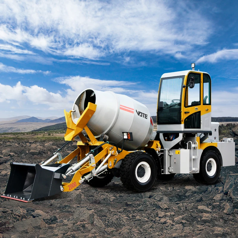 SELF LOADING CONCRETE MIXER Automatic Rotation CMT4000RW Diesel Small Concrete Mobile Concrete Mixer Truck for Sale