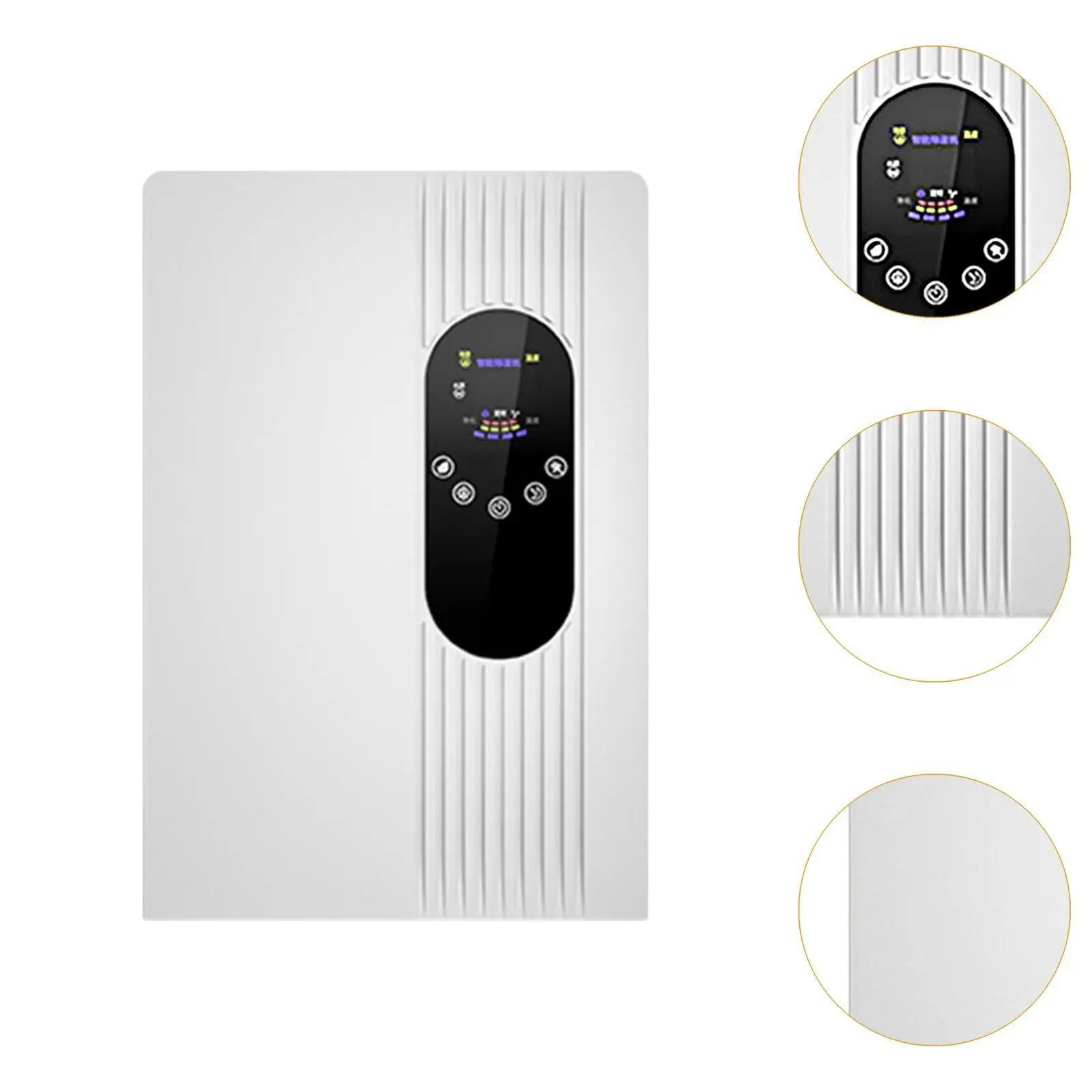 Dehumidifier udara Display tangki Air dapat dilepas steker adaptor EU Dehumidifier kecil untuk ruang bawah tanah rumah pertanian kamar mandi ruang asrama