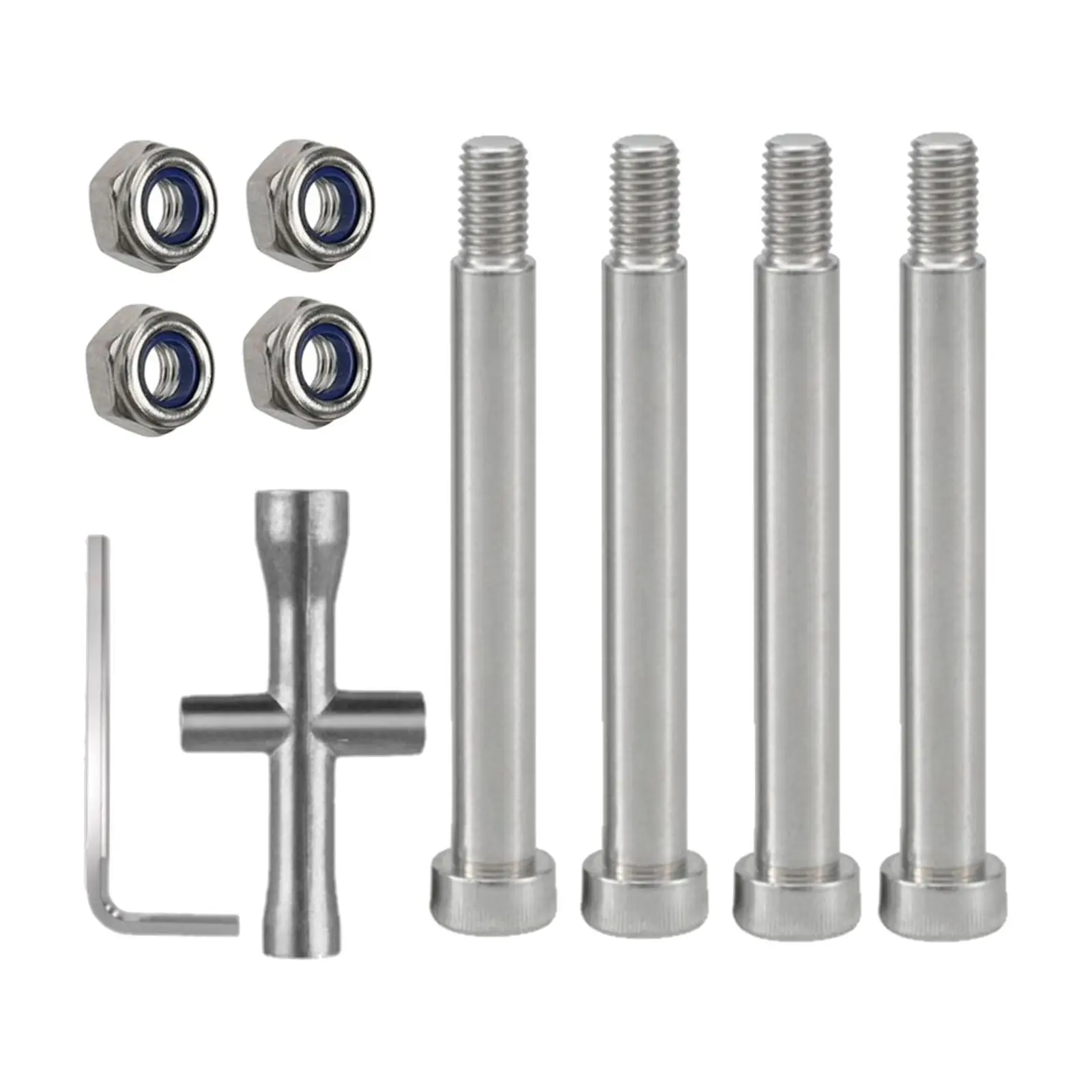 金属製 RC クローラーネジ ナット ボルトセット 1/5 スケールトラック用ユニバーサル交換部品