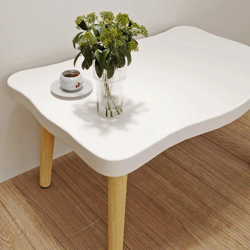 #¥Sofa Coffee Table Simple Household Tea Desk Bedroom Mobile Luxury Dining Tables Home FurnitureWood