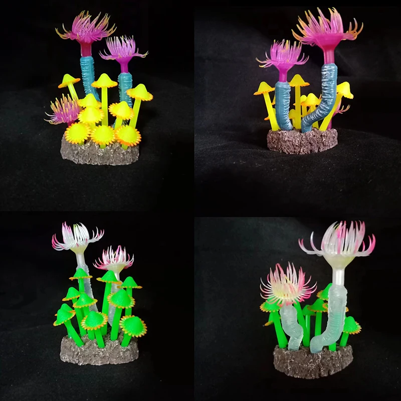 Artificial Underwater Coral Aquarium Fish Tank Simulation Decoration Aquarium Backgrounds Plants Water Grass Decora Beautiful