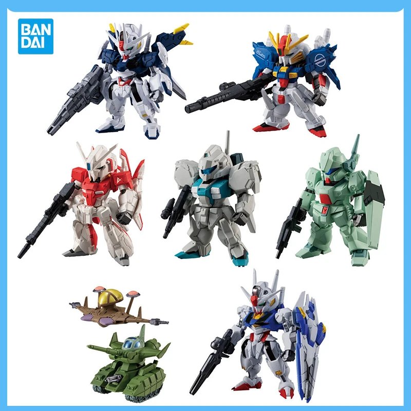 

Original Bandai Gashapon Gundam FW Barbados Gundam 00R Avalanche Goddess Of Justice Capsule Toy Movable Joint Model Children Toy