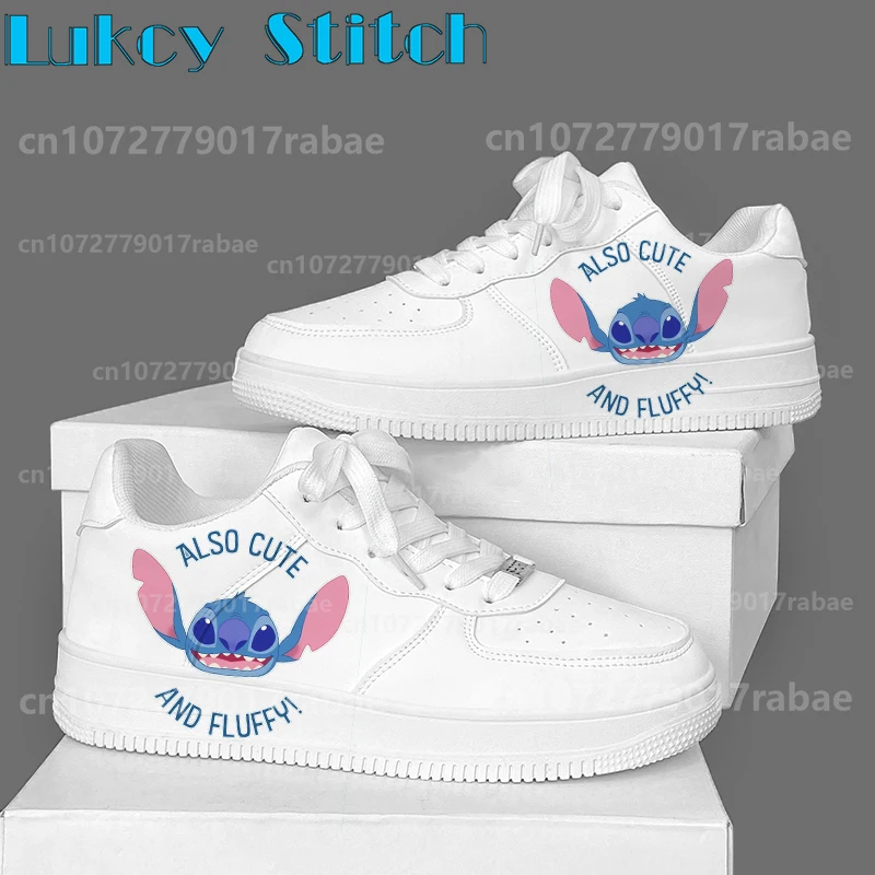 

Stitch Children shoes Waterproof leather soft sole lightweight Four season universal version Casual Sneakers boys girls Shoes