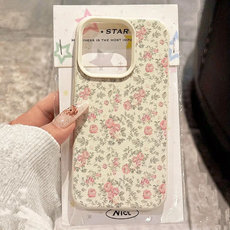 Adorable Girl Floral White Classic Soft Phone Case For iPhone 18 17 Pro Max 16 15 14 13 12 11 16E XS X XR 16 Plus 17 Air Cover