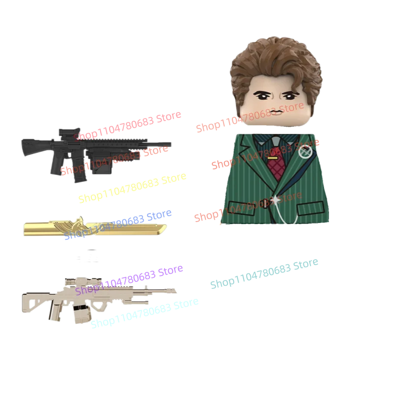 New MOC Military Building Block Minifigures, Doctor Character in Combat Suit, Toy Ornaments, Holiday Gifts