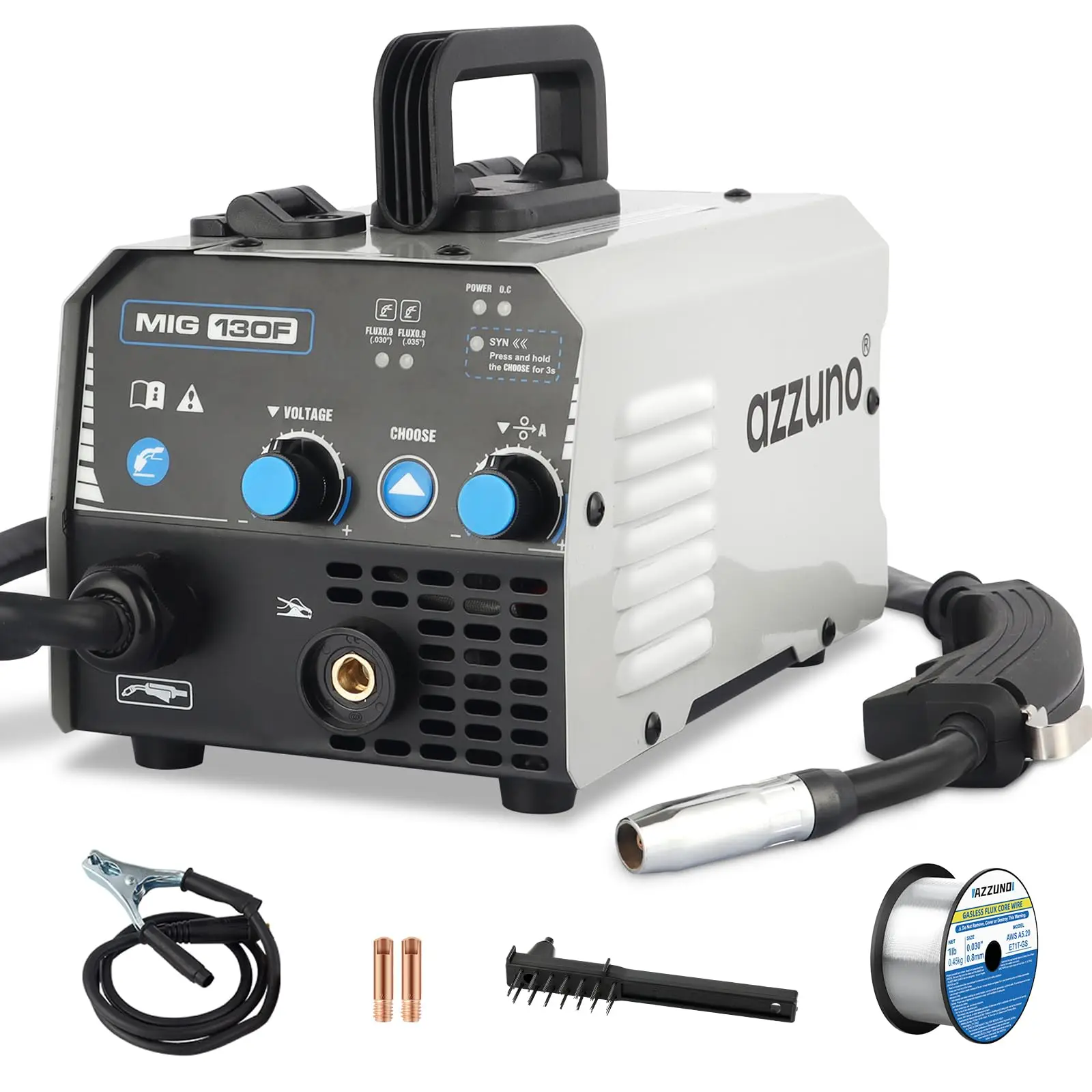 

Semi-automatic MIG Welder IGBT Flux Core MIG Welding Machine Portable Welding Equipment House DIY Tools Gift Flux Cored Wire