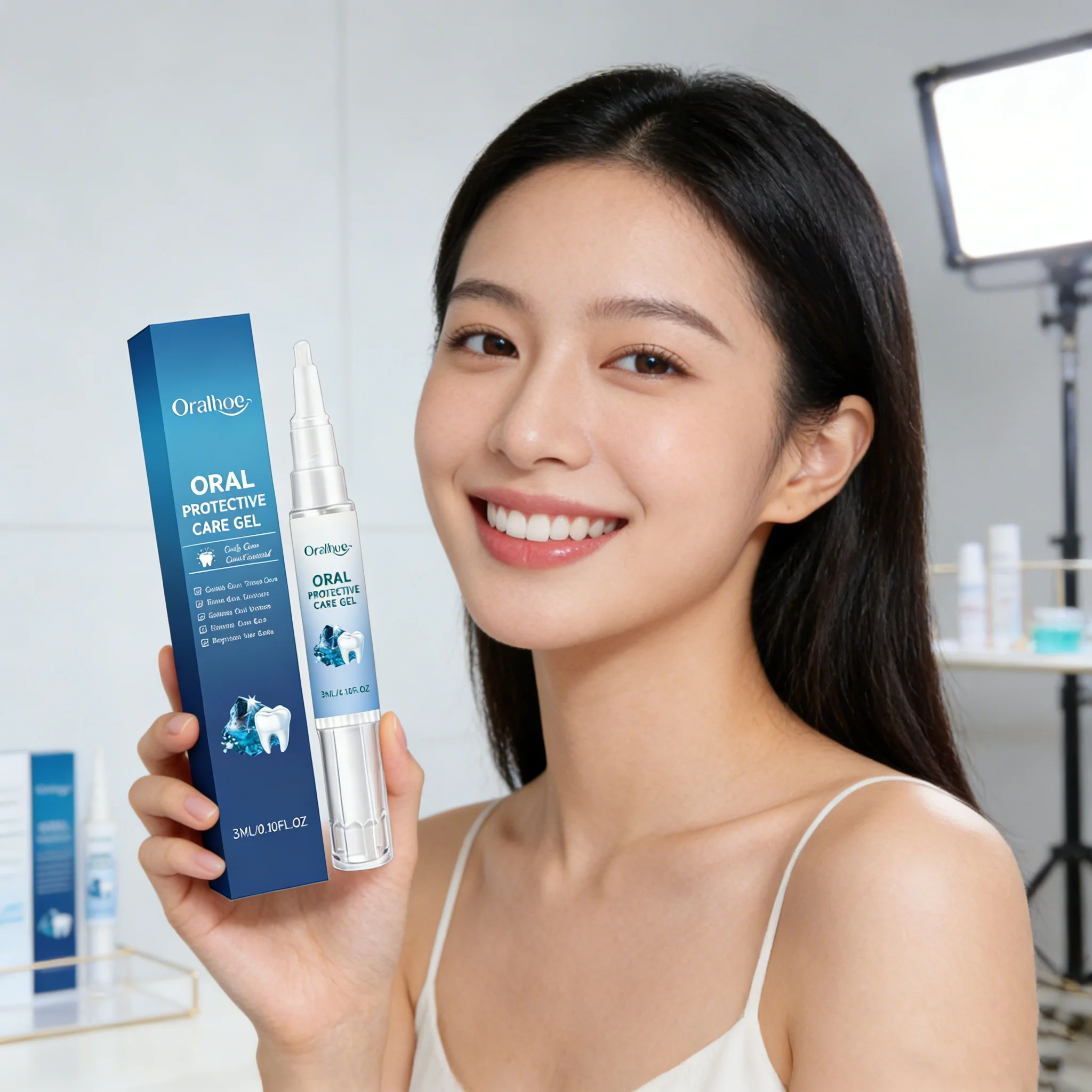 ORALHOE Gingival Soothing Gel Prevent Gum Bleeding Hydration Remove Dental Plaque Eliminate Dental Plaque Gingival Soothing Gel